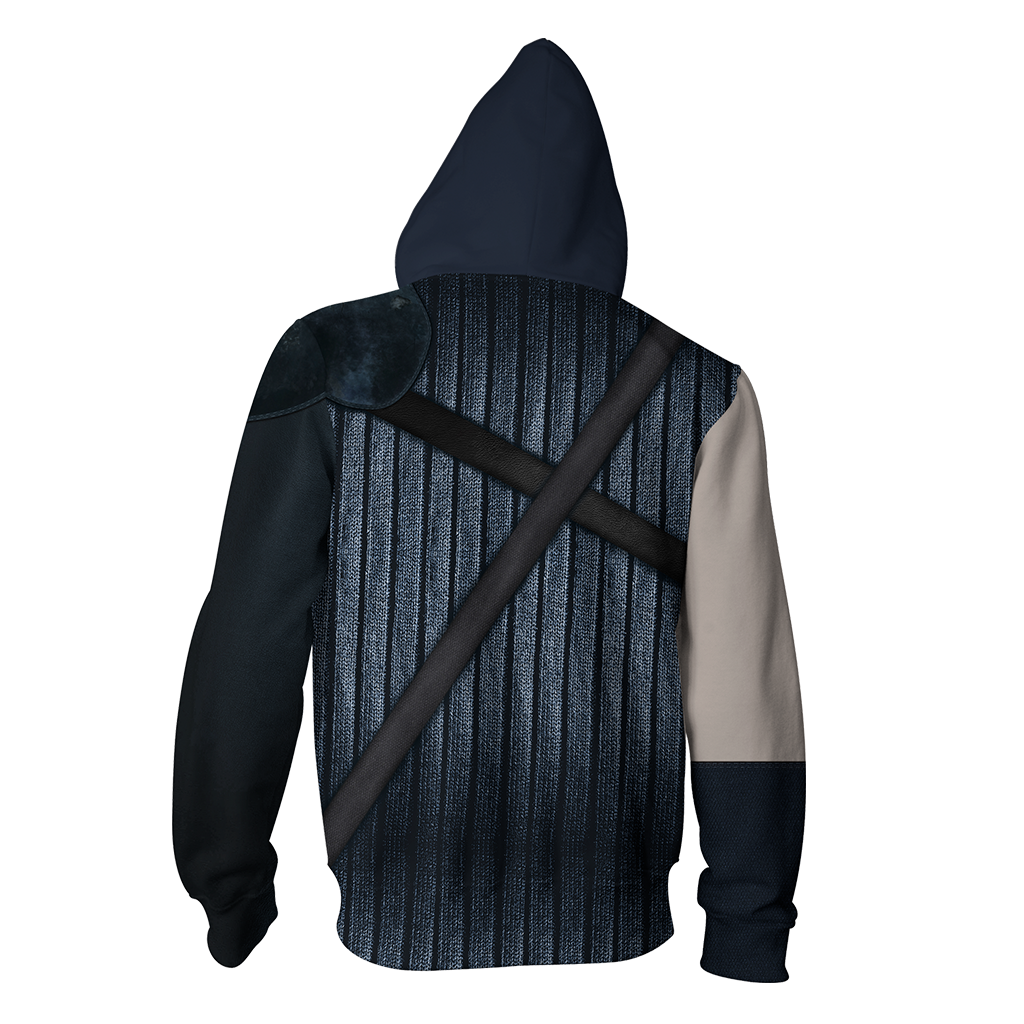 Final Fantasy VII Cloud Strife Cosplay Zip Up Hoodie Jacket