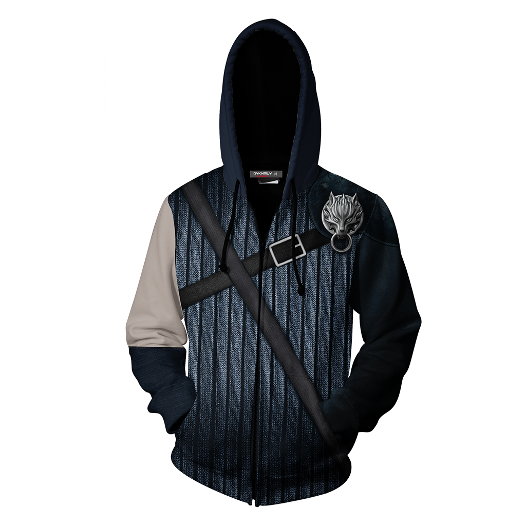 Final Fantasy VII Cloud Strife Cosplay Zip Up Hoodie Jacket