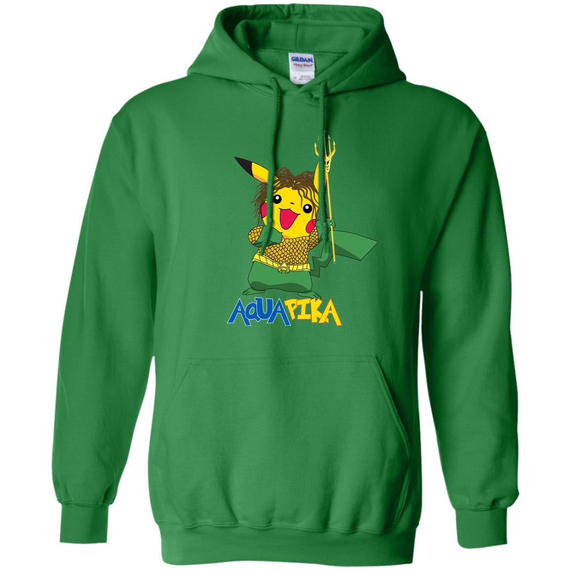 Aquapika Aquaman Piakachu Fan Shirt Irish Green S