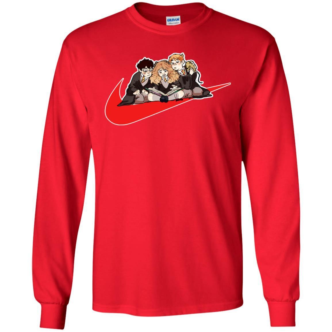 Harry Ron Hermione Gryffindor House Harry Potter Fan Shirt Red S