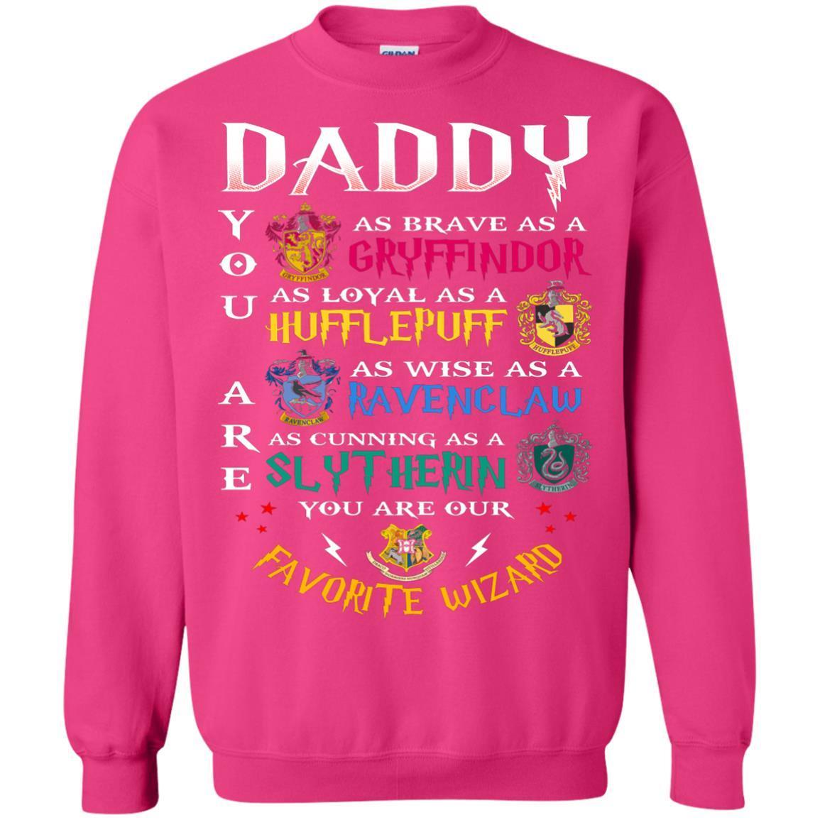 Daddy Our Favorite Wizard Harry Potter Fan T-shirt Heliconia S