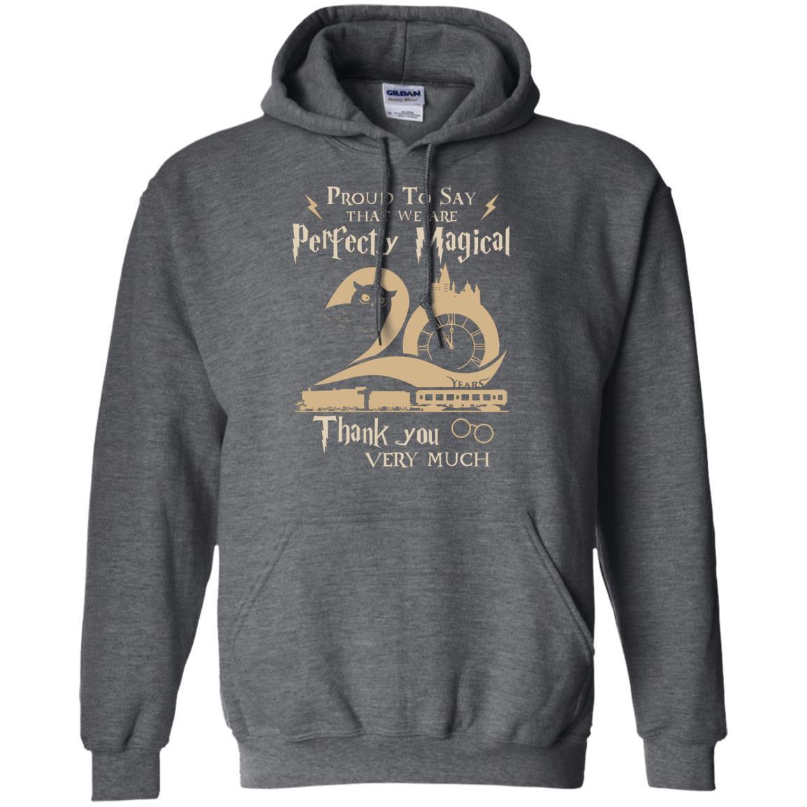 Proud To Say That We Are Perfectly Magical Thank You Very Much Harry Potter Fan T-shirt Dark Heather S