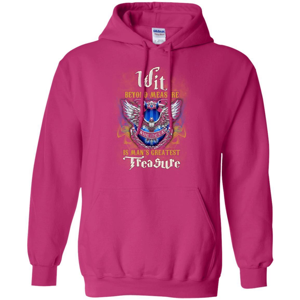 Wit Beyond Measure Is Man's Greatest Treasure Ravenclaw House Harry Potter Fan Shirt Heliconia S