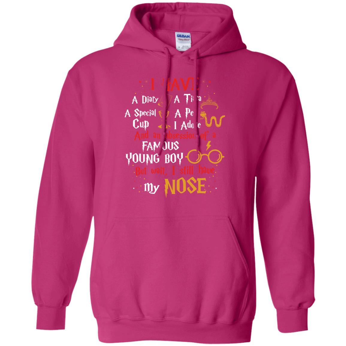 I Have A Diary, A Tiara, A Special Cup, A Pet I Adore And An Obsession Of A Famous Young Boy Harry Potter Fan T-shirt Heliconia S