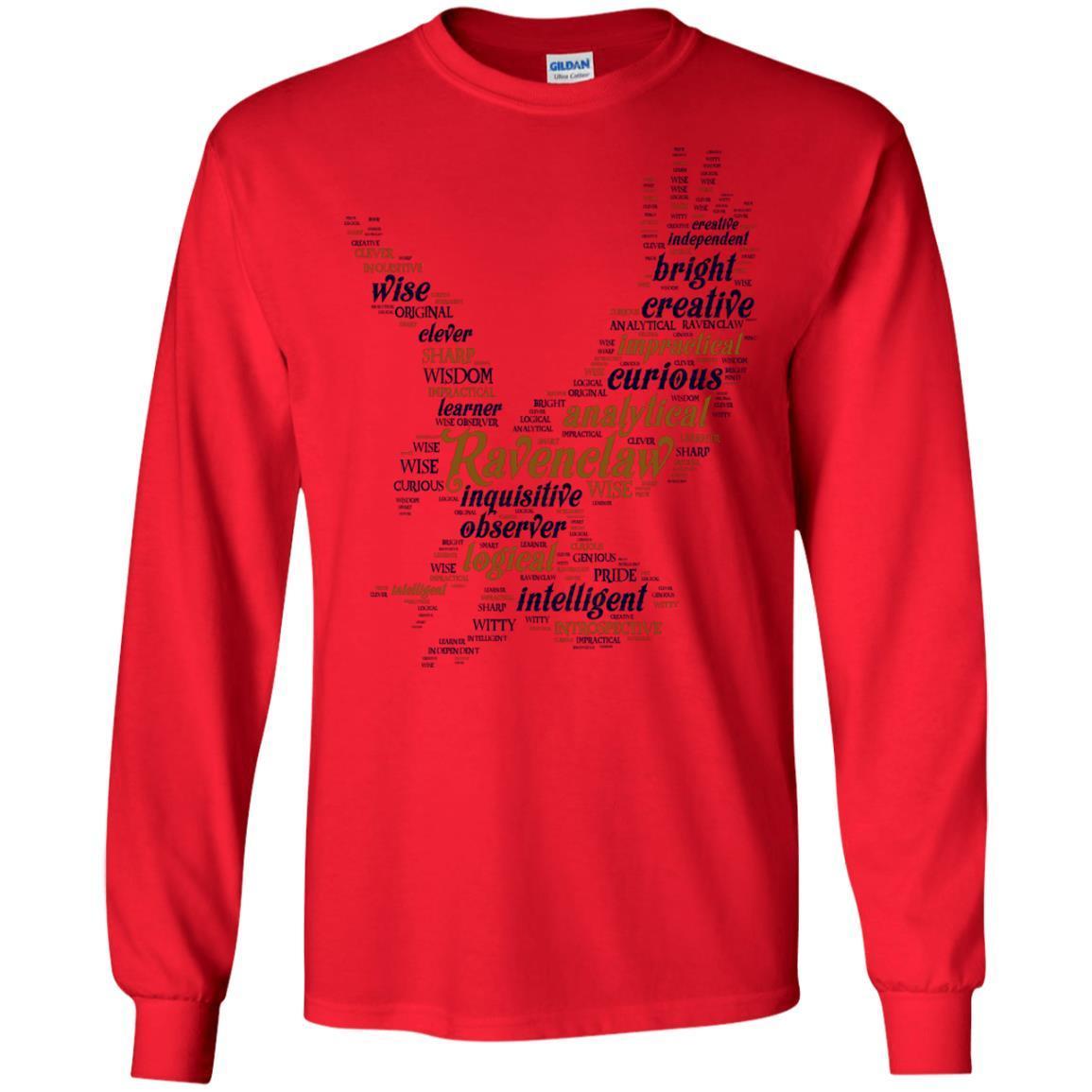 Ravenclaw House Harry Potter Fan Shirt Red S