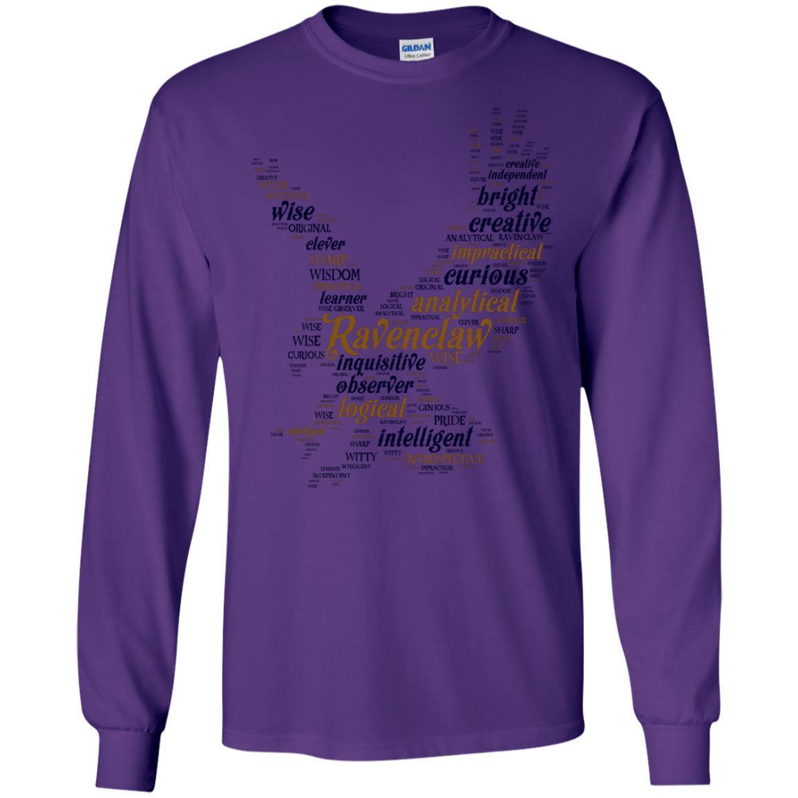 Ravenclaw House Harry Potter Fan Shirt Purple S