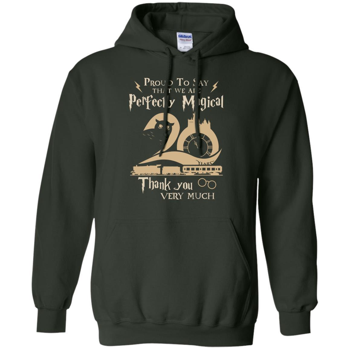 Proud To Say That We Are Perfectly Magical Thank You Very Much Harry Potter Fan T-shirt Forest Green S