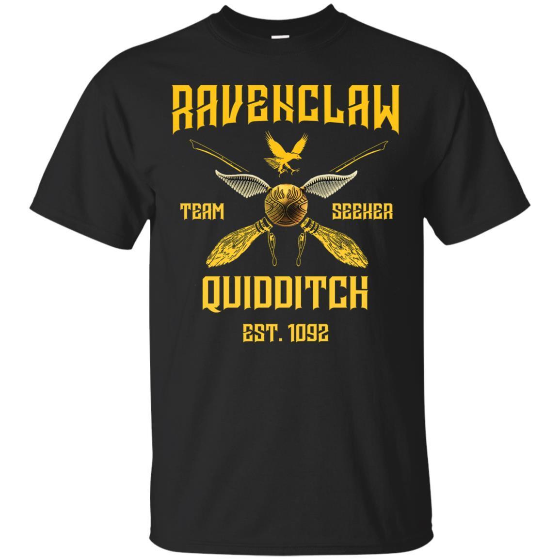Ravenclaw Quiddith Team Seeker Est 1092 Harry Potter Shirt Black S