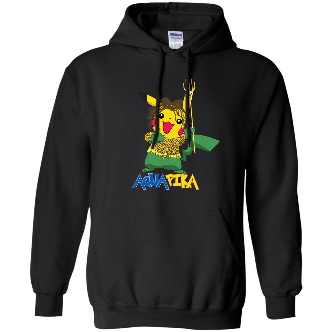 Aquapika Aquaman Piakachu Fan Shirt Black S