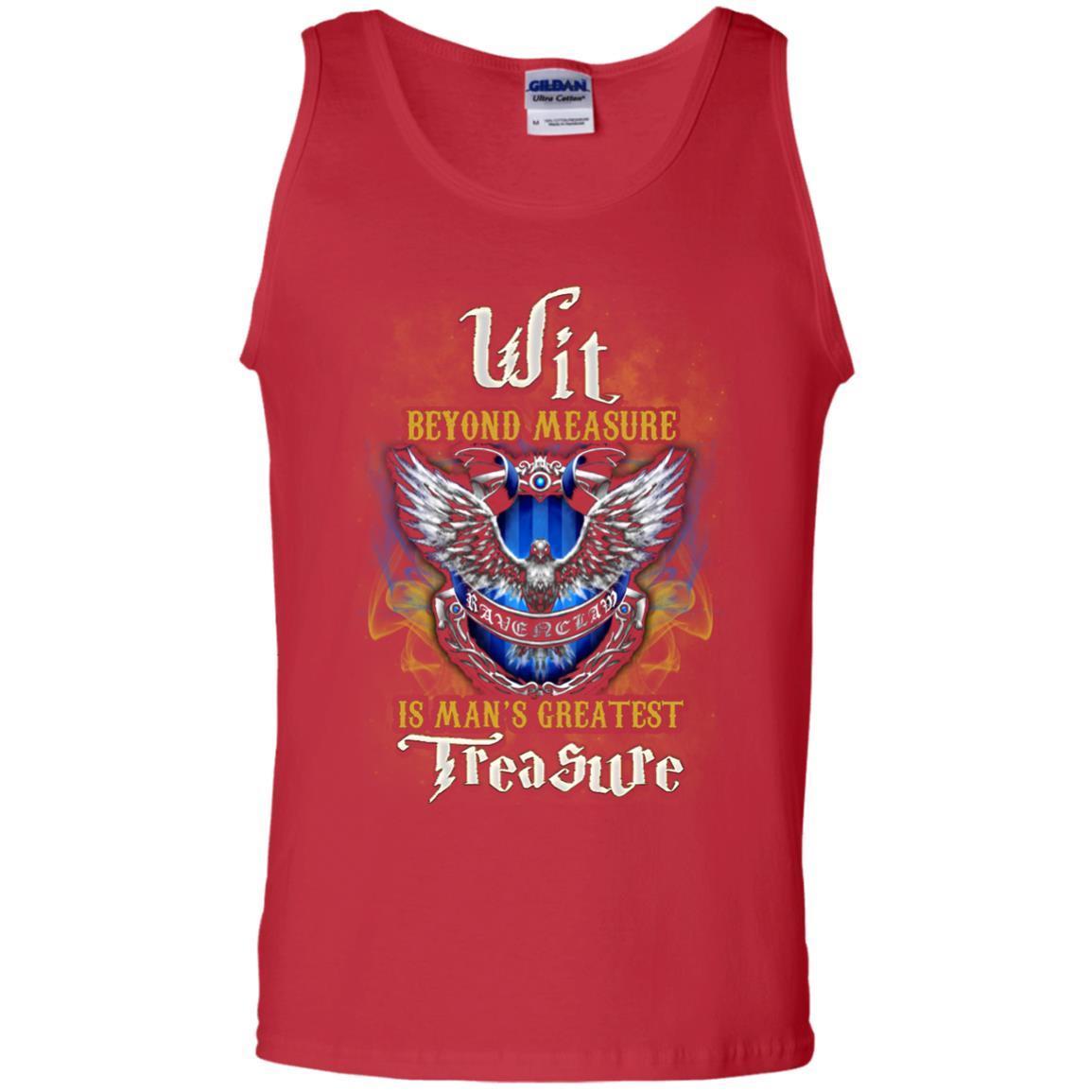 Wit Beyond Measure Is Man's Greatest Treasure Ravenclaw House Harry Potter Fan Shirt Red S