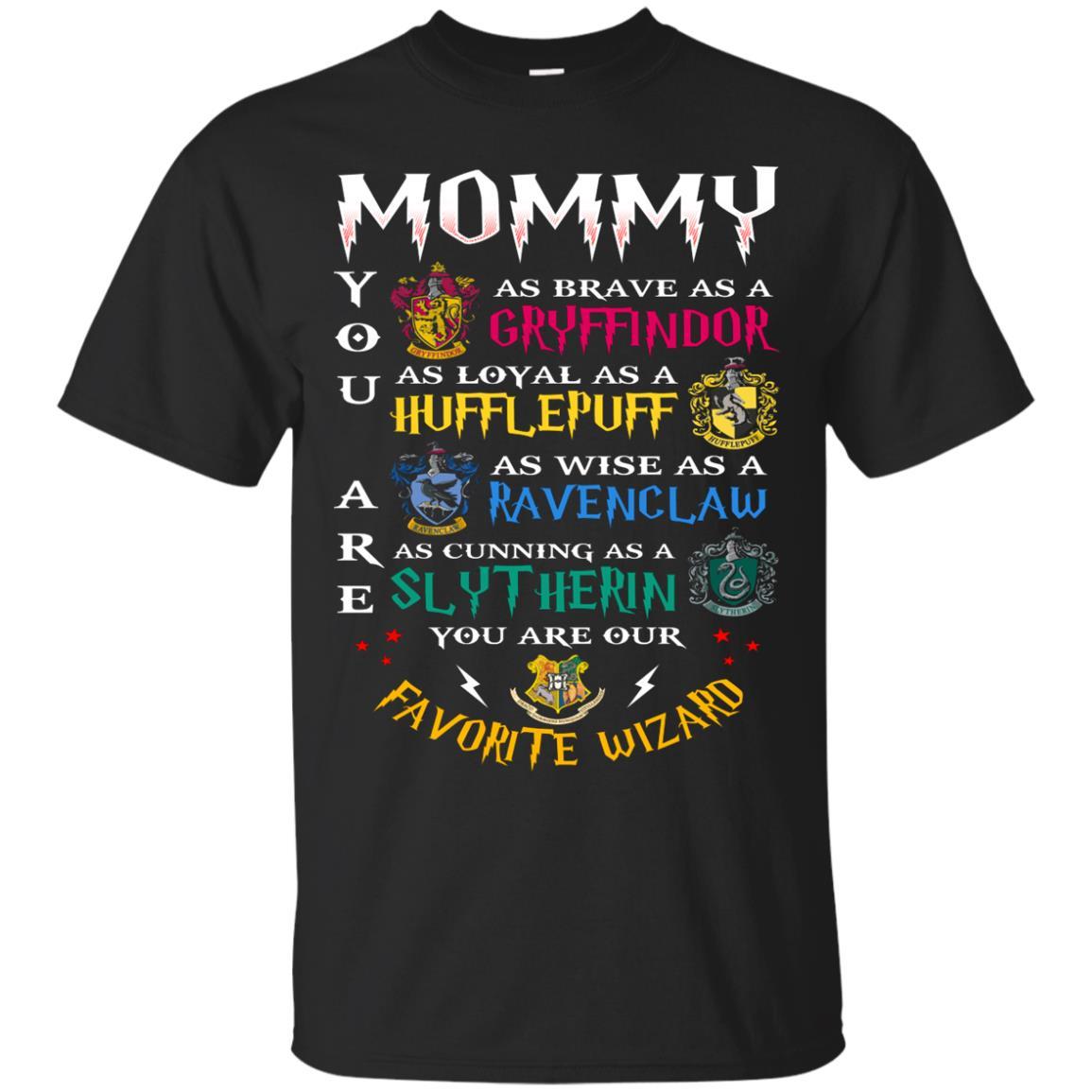 Mommy Our Favorite Wizard Harry Potter Fan T-shirt Black S
