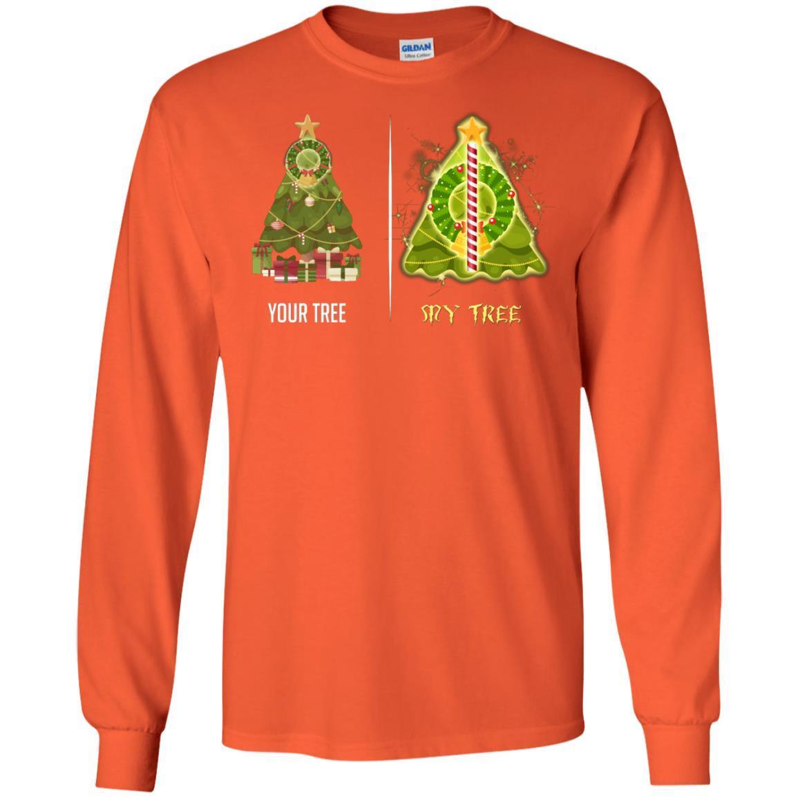 Harry Potter Christmas Tree Shirt Orange S