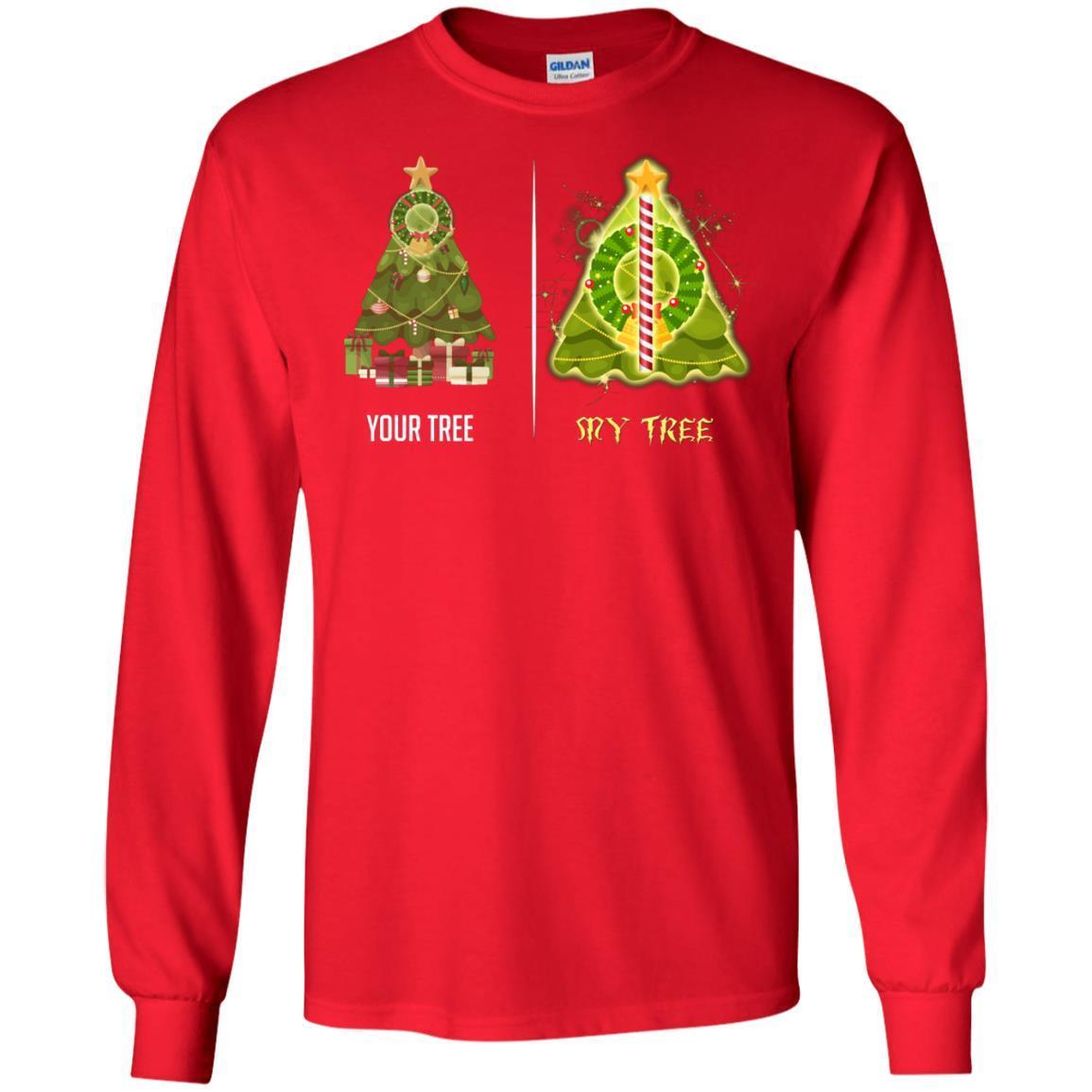 Harry Potter Christmas Tree Shirt Red S