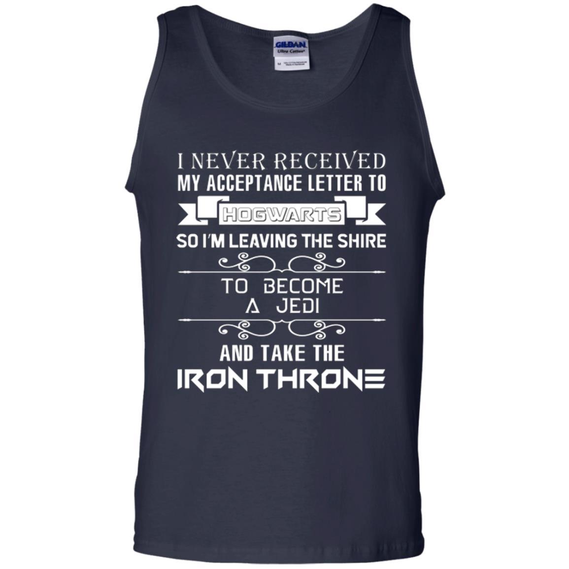 I Never Received My Acceptance Letter To Hogwarts Harry Potter Fan T-shirt Navy S