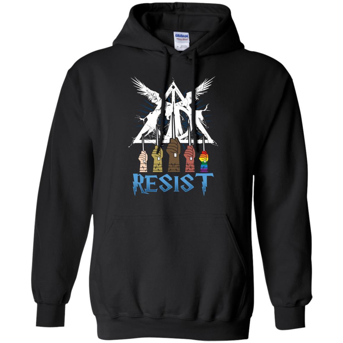Resist Harry Potter Fan T-shirt Black S