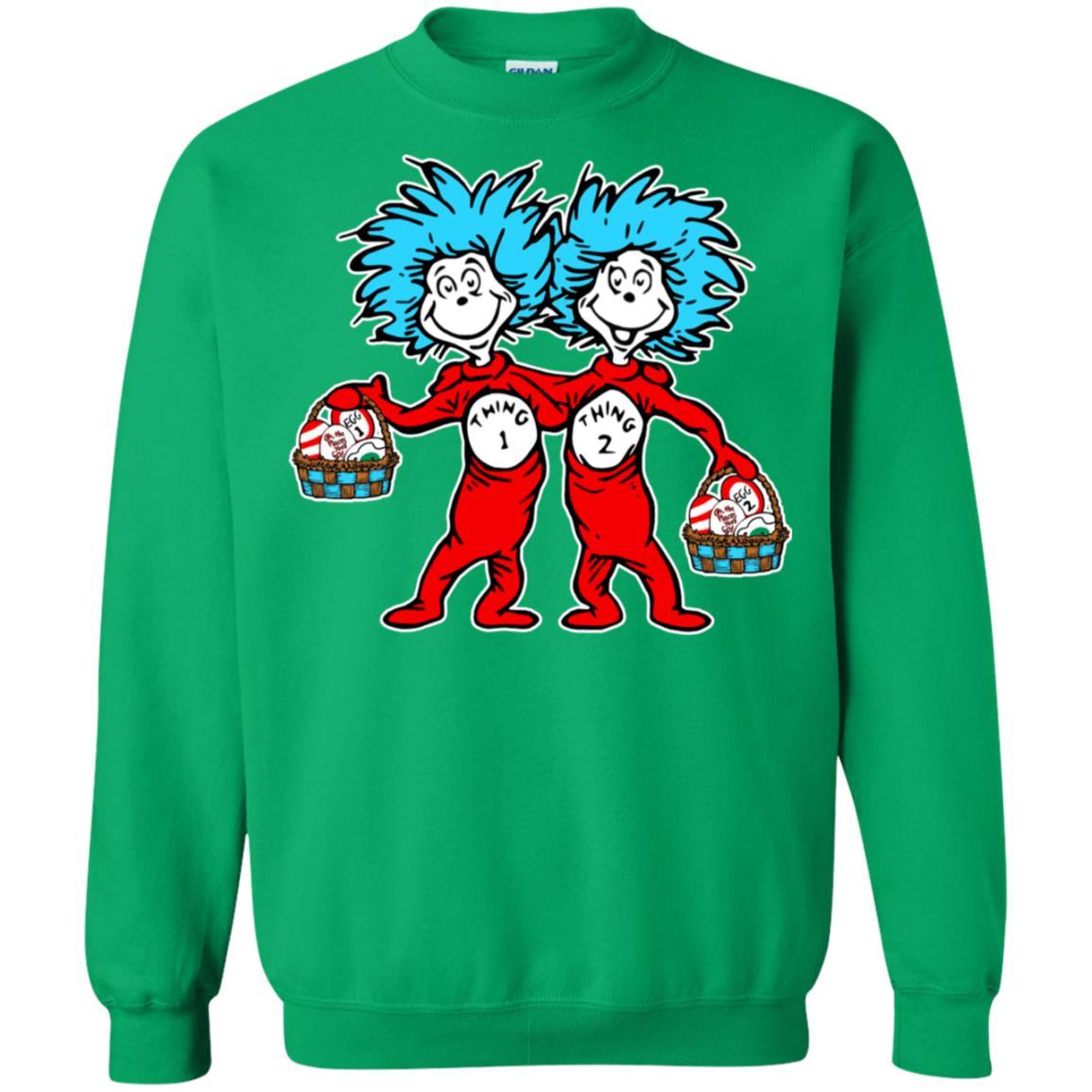 Dr. Seuss Thing 1 Thing 2 Easter Egg T-shirt