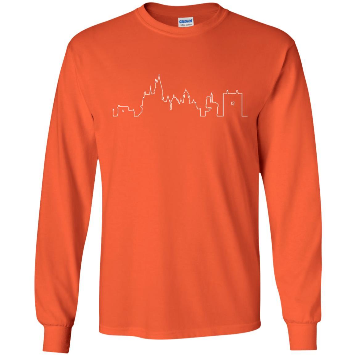 Hogwarts School Harry Potter Fan T-shirt Orange S