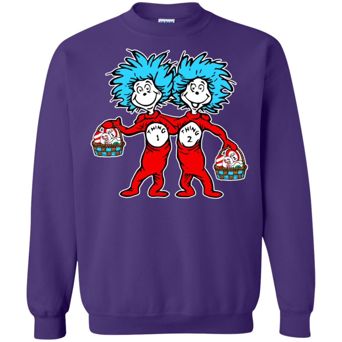 Dr. Seuss Thing 1 Thing 2 Easter Egg T-shirt