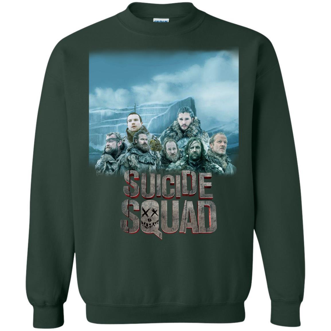 Suicide Squad Game Of Thrones Version T-shirt Forest Green S