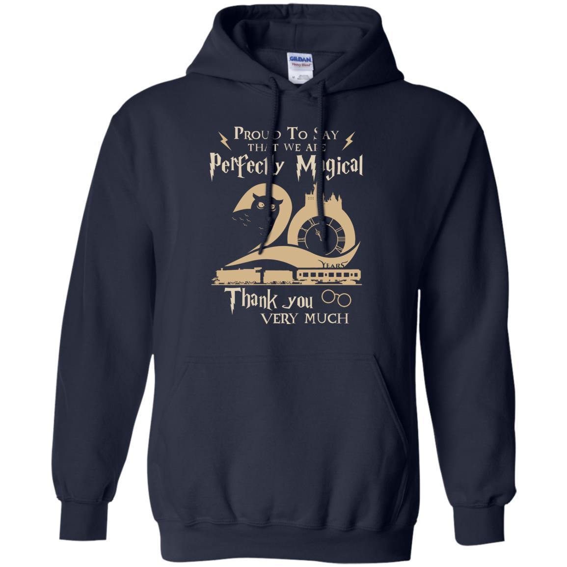 Proud To Say That We Are Perfectly Magical Thank You Very Much Harry Potter Fan T-shirt Navy S