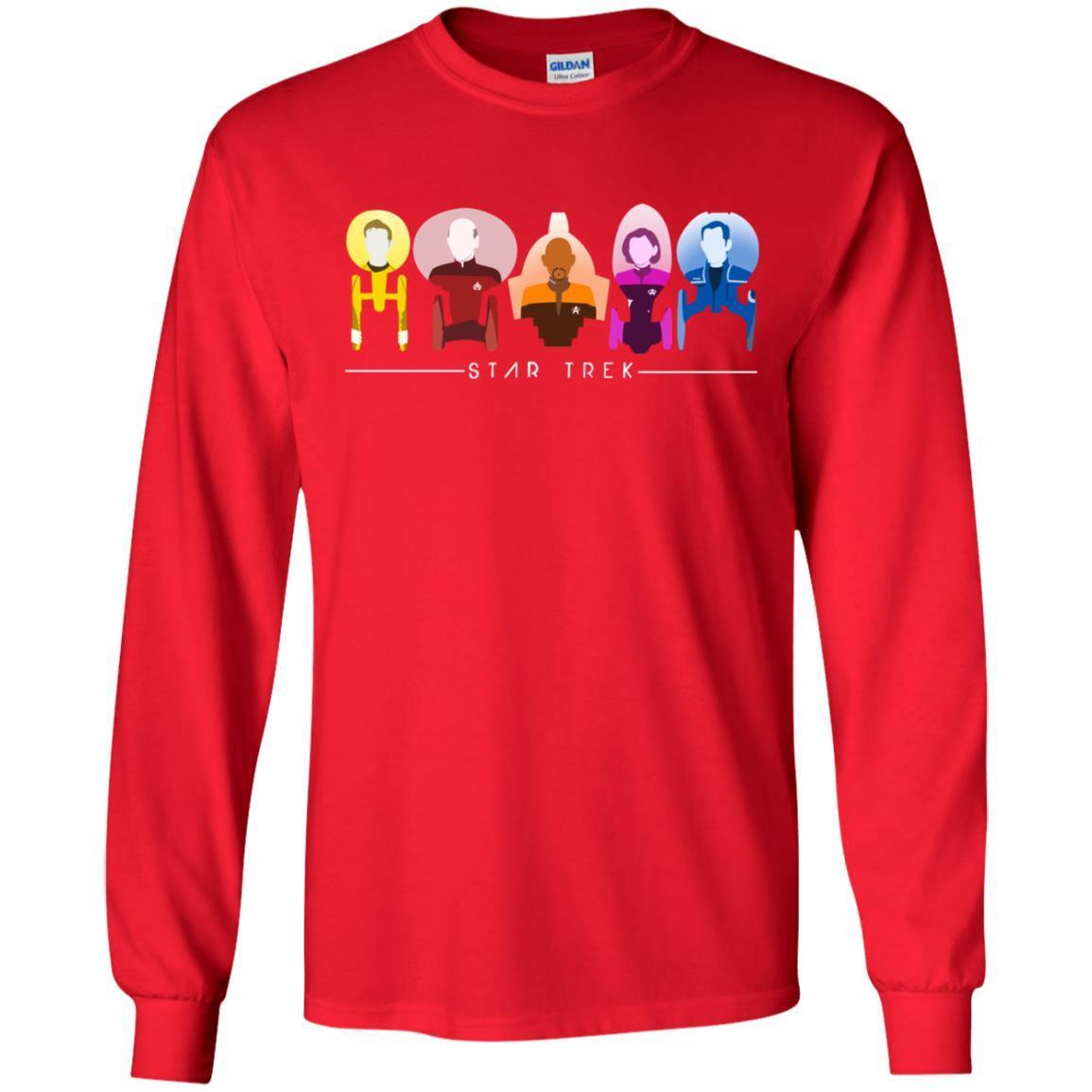 Star Trek Starfleet Captains Shirt Red S