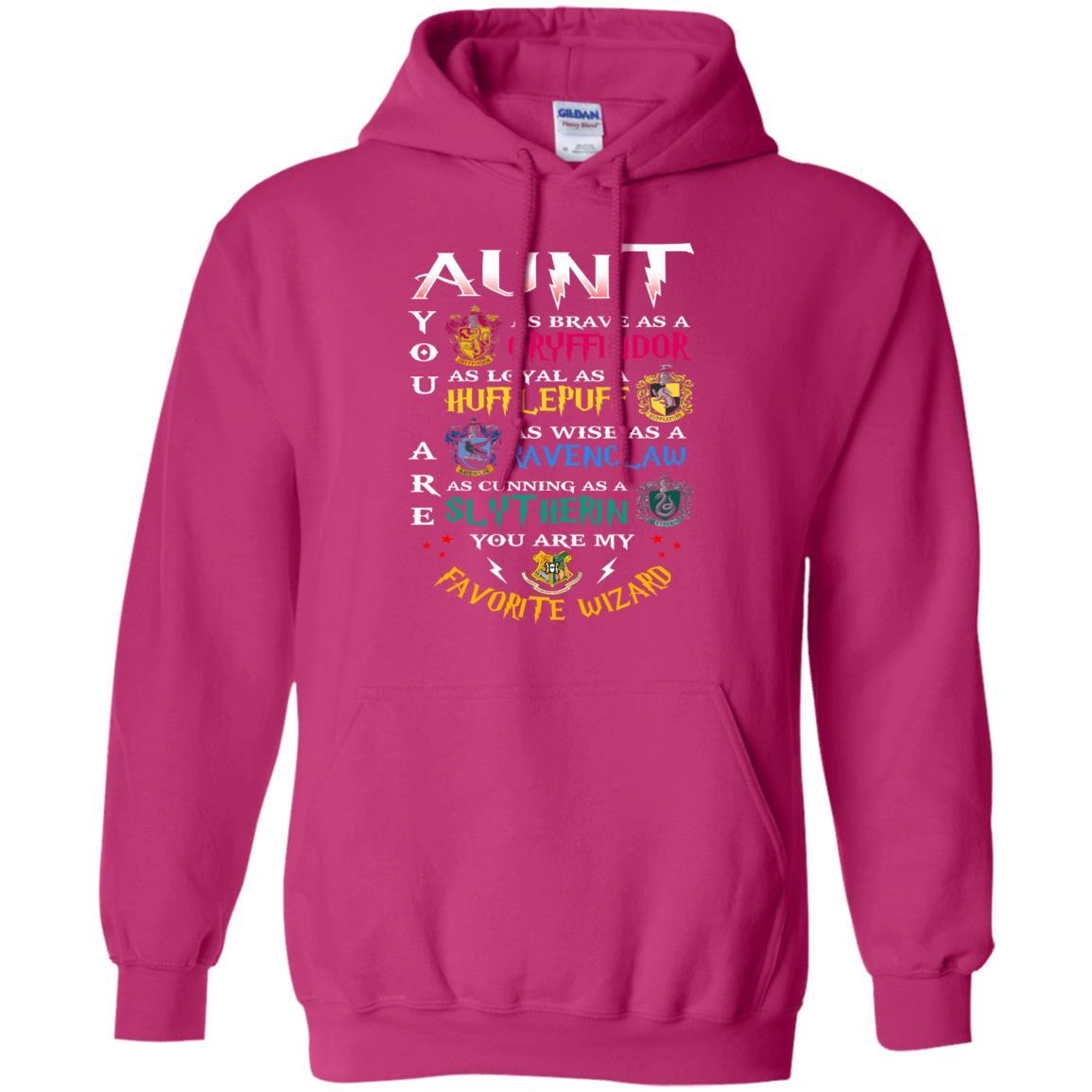 Aunt My Favorite Wizard Harry Potter Fan T-shirt Heliconia S