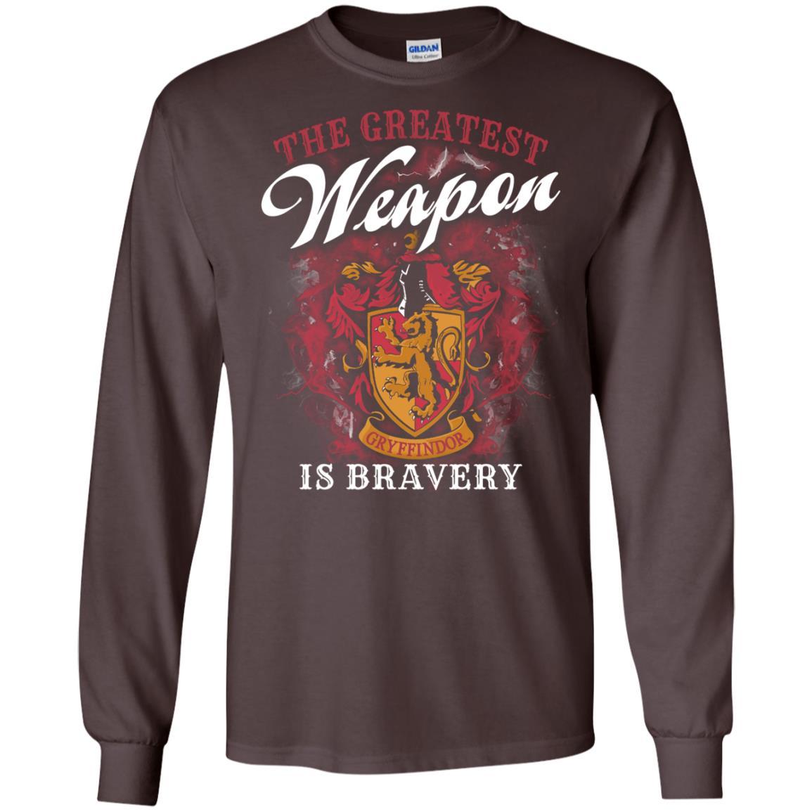 The Greatest Weapon Is Bravery Harry Potter Fan T-shirt