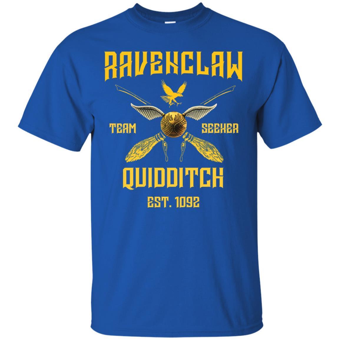 Ravenclaw Quiddith Team Seeker Est 1092 Harry Potter Shirt Royal S