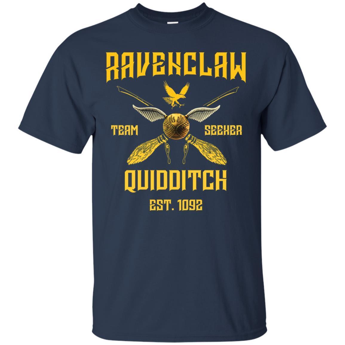 Ravenclaw Quiddith Team Seeker Est 1092 Harry Potter Shirt Navy S