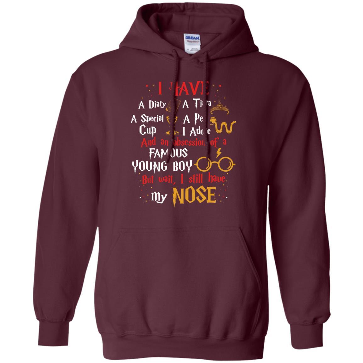 I Have A Diary, A Tiara, A Special Cup, A Pet I Adore And An Obsession Of A Famous Young Boy Harry Potter Fan T-shirt