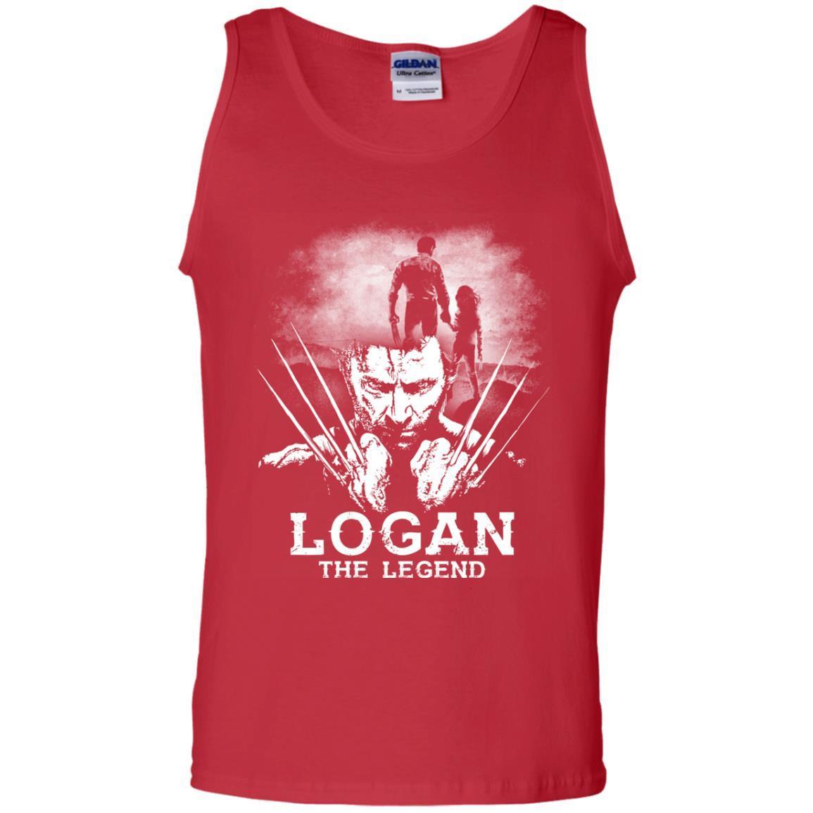 Logan The Legend Wolverine Fan T-shirt Red S