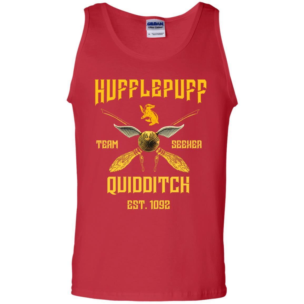 Hufflepuff Quidditch Team Seeker Est 1092 Harry Potter Shirt Red S