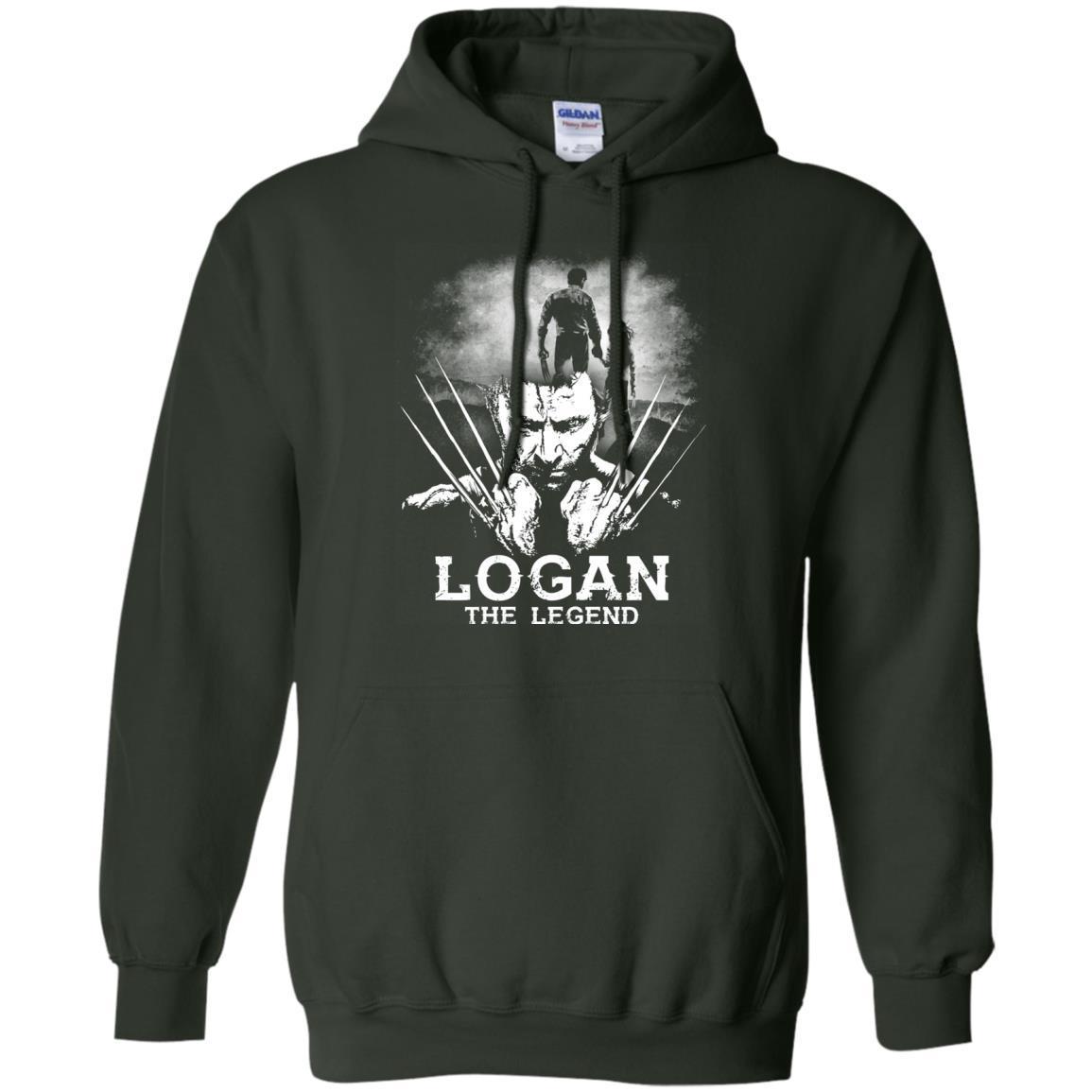 Logan The Legend Wolverine Fan T-shirt Forest Green S