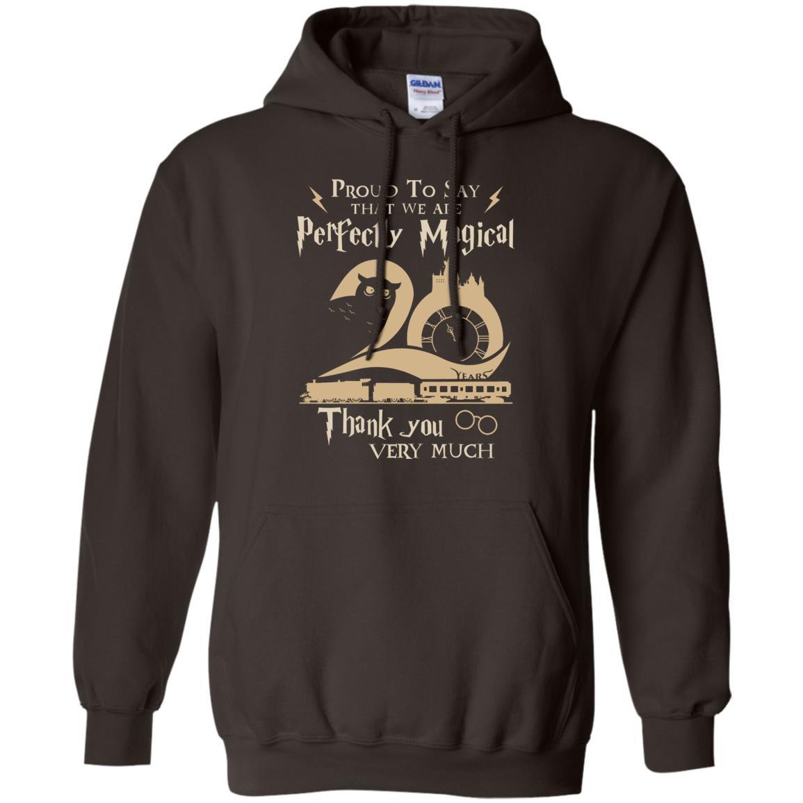 Proud To Say That We Are Perfectly Magical Thank You Very Much Harry Potter Fan T-shirt Dark Chocolate S