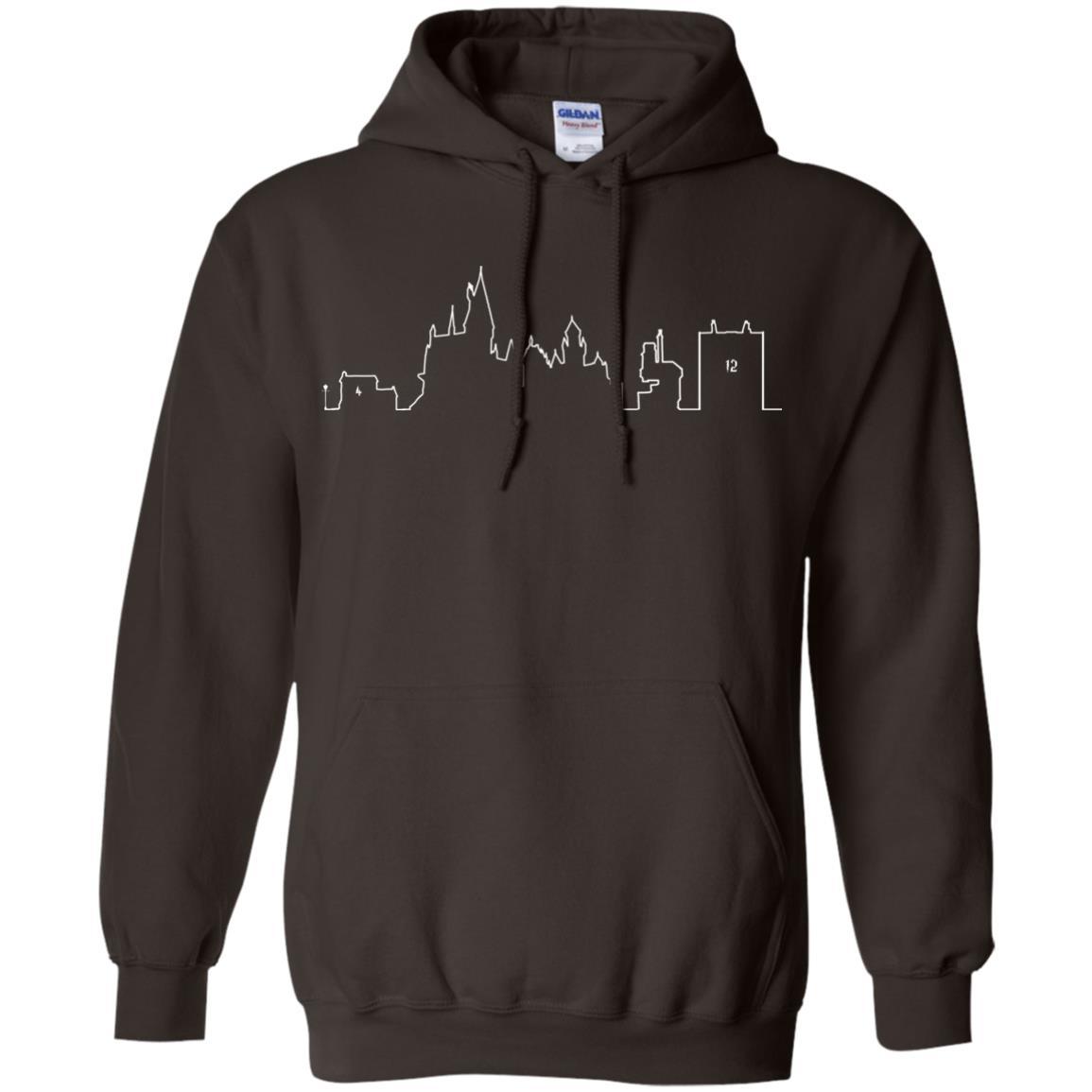 Hogwarts School Harry Potter Fan T-shirt Dark Chocolate S