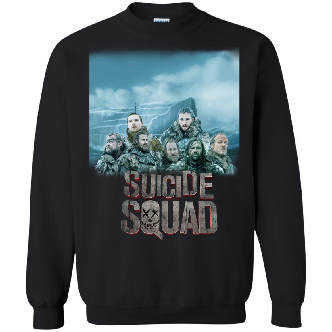 Suicide Squad Game Of Thrones Version T-shirt Black S