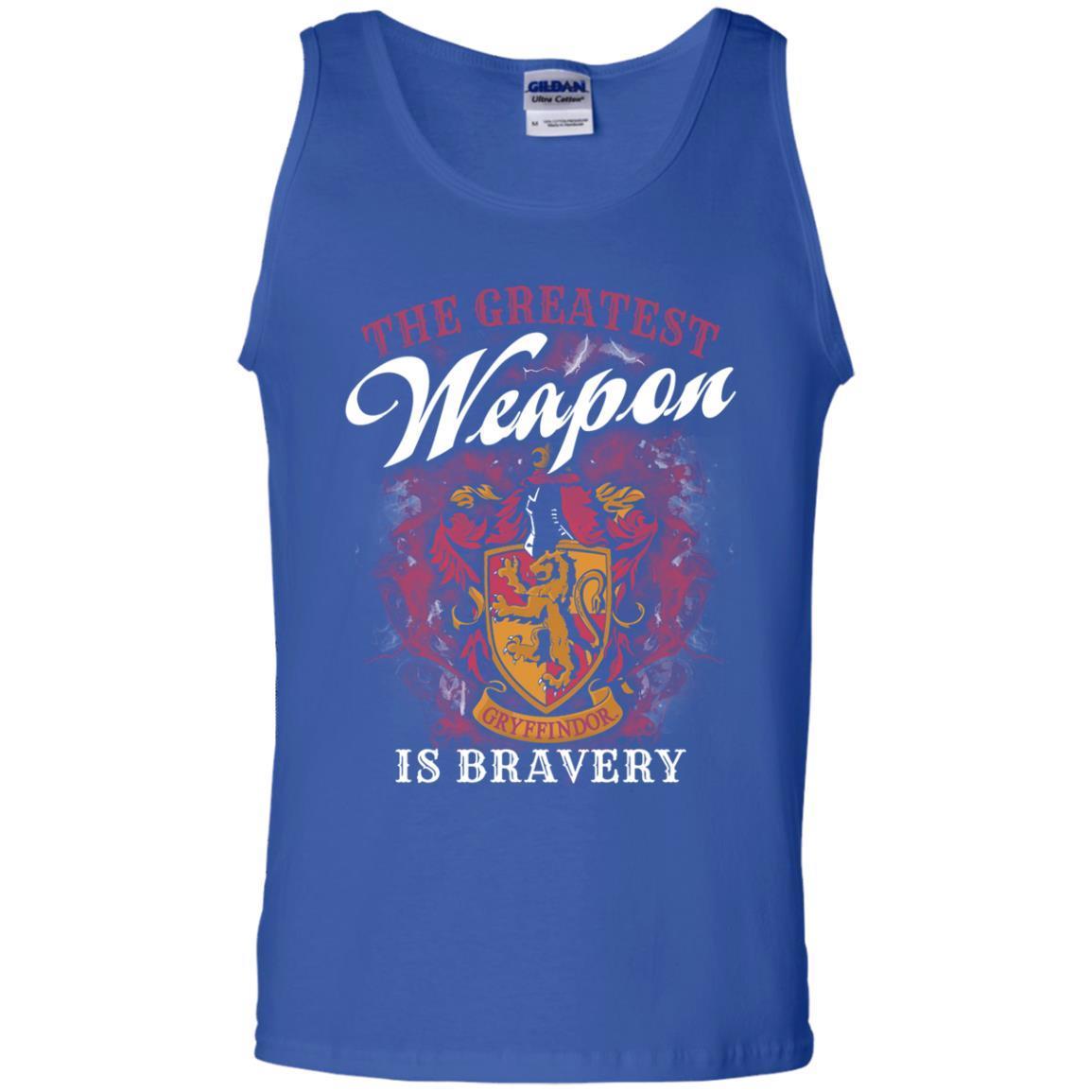The Greatest Weapon Is Bravery Harry Potter Fan T-shirt Royal S
