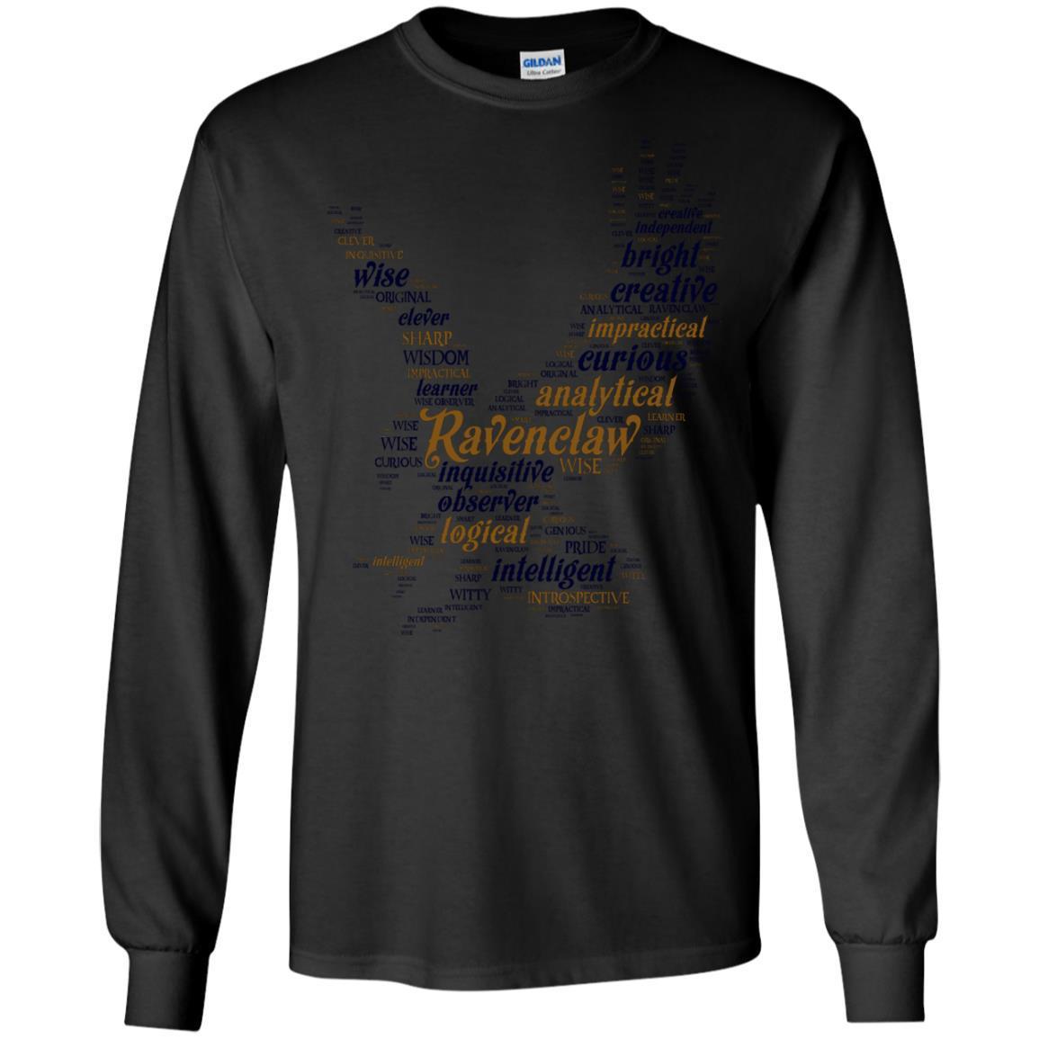Ravenclaw House Harry Potter Fan Shirt Black S