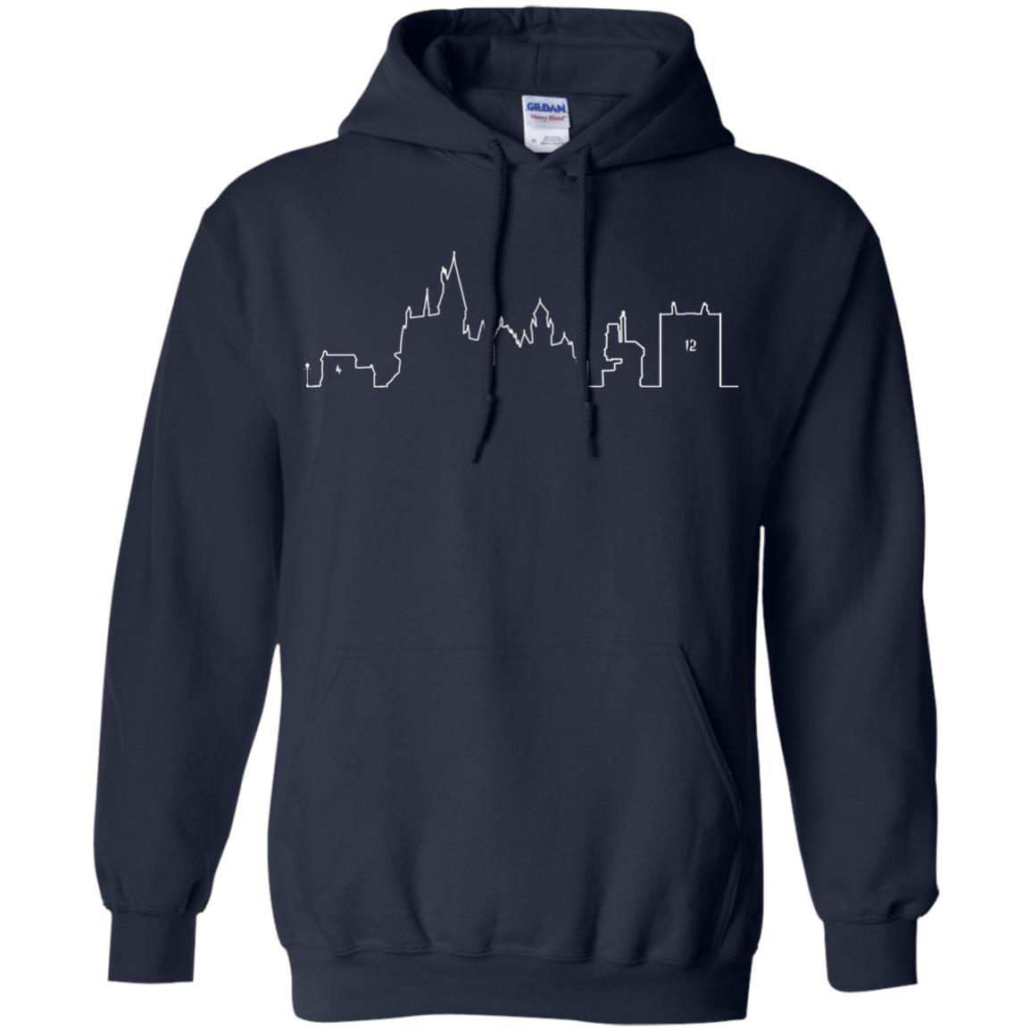 Hogwarts School Harry Potter Fan T-shirt Navy S