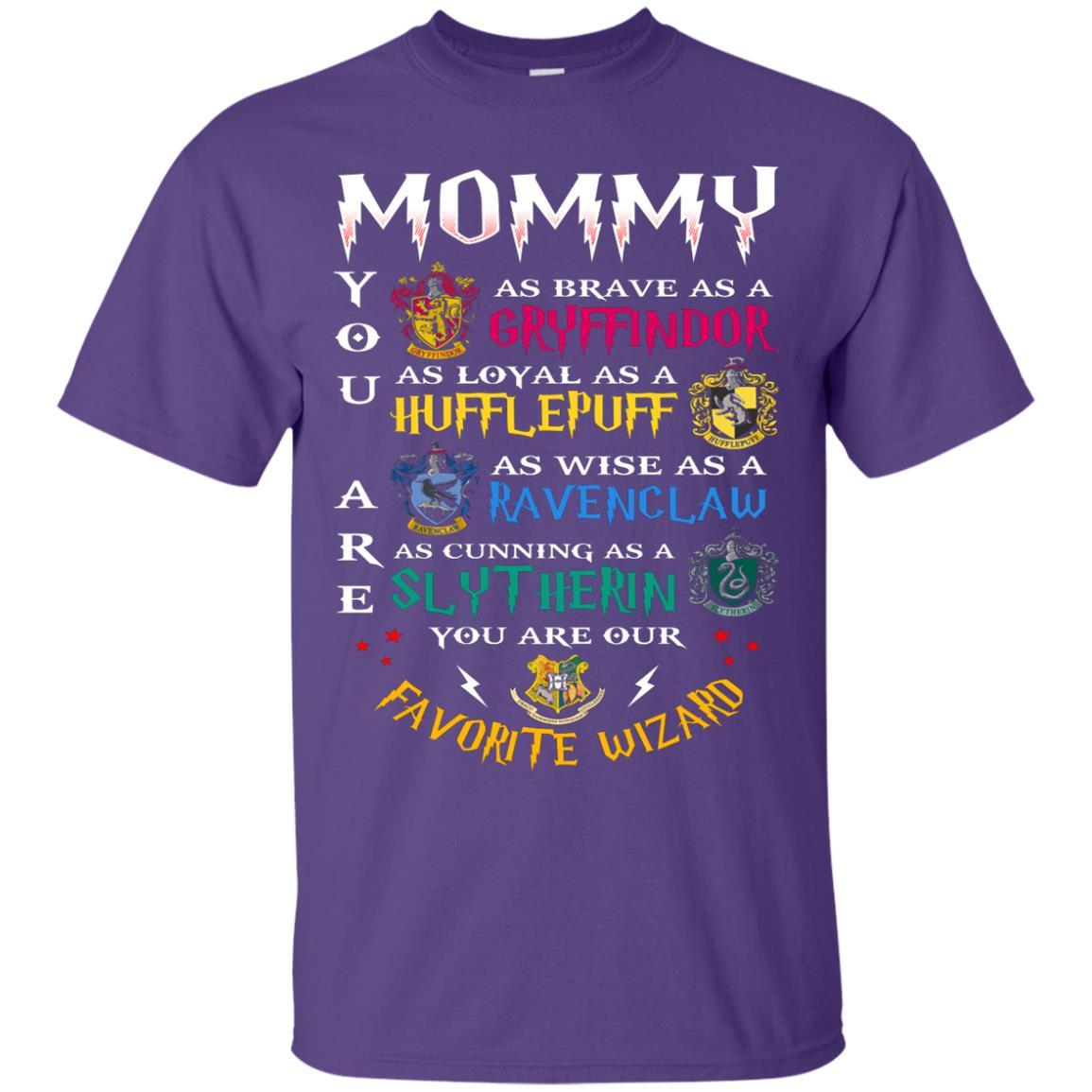 Mommy Our Favorite Wizard Harry Potter Fan T-shirt Purple S