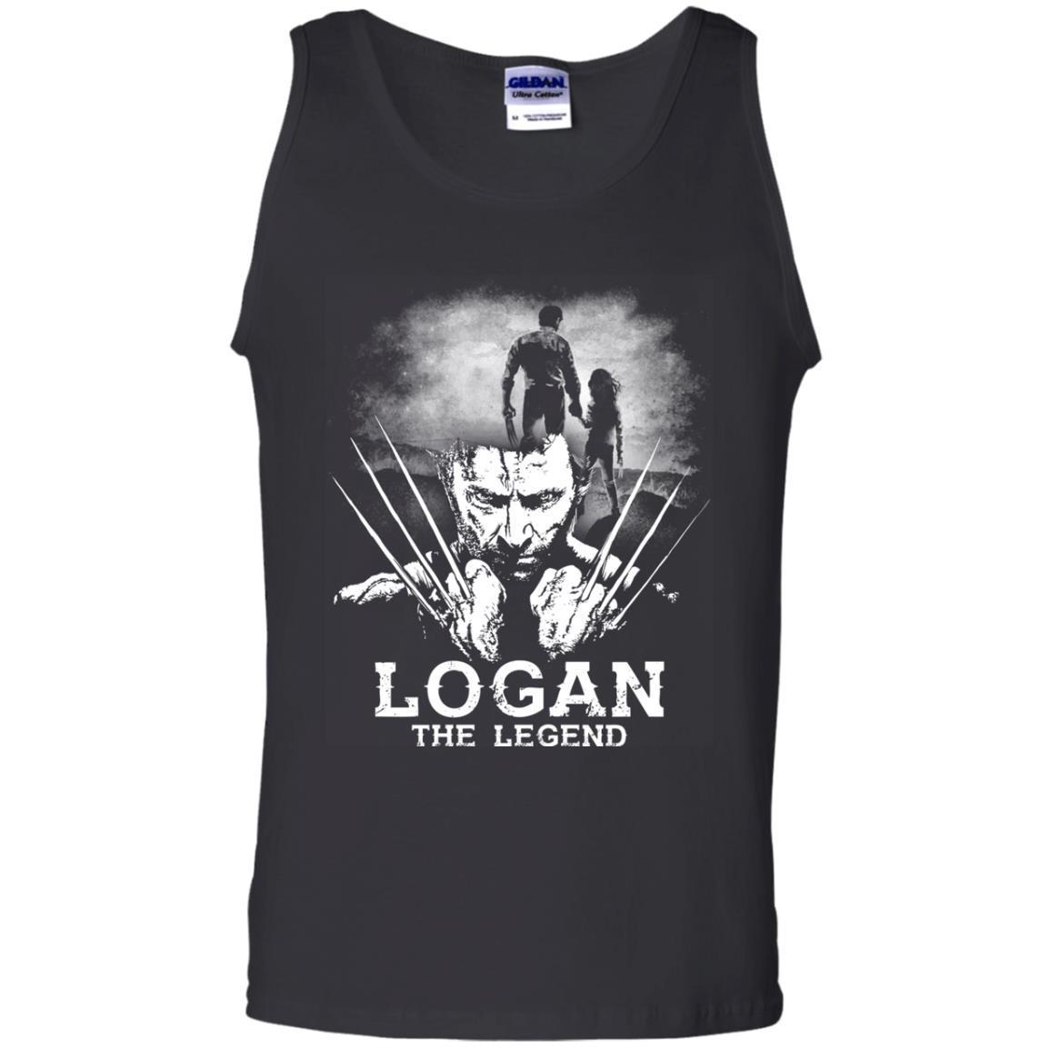 Logan The Legend Wolverine Fan T-shirt Black S