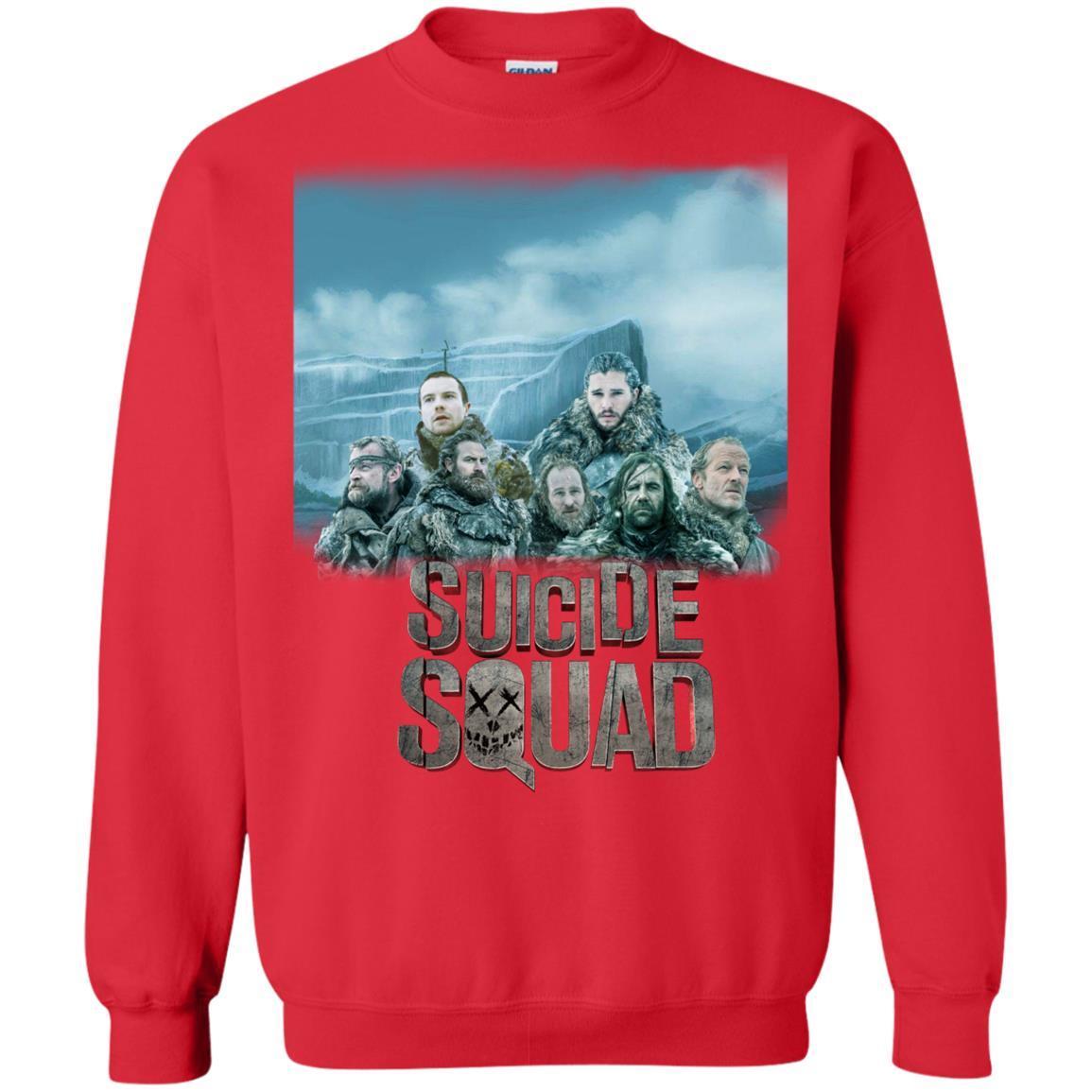 Suicide Squad Game Of Thrones Version T-shirt Red S