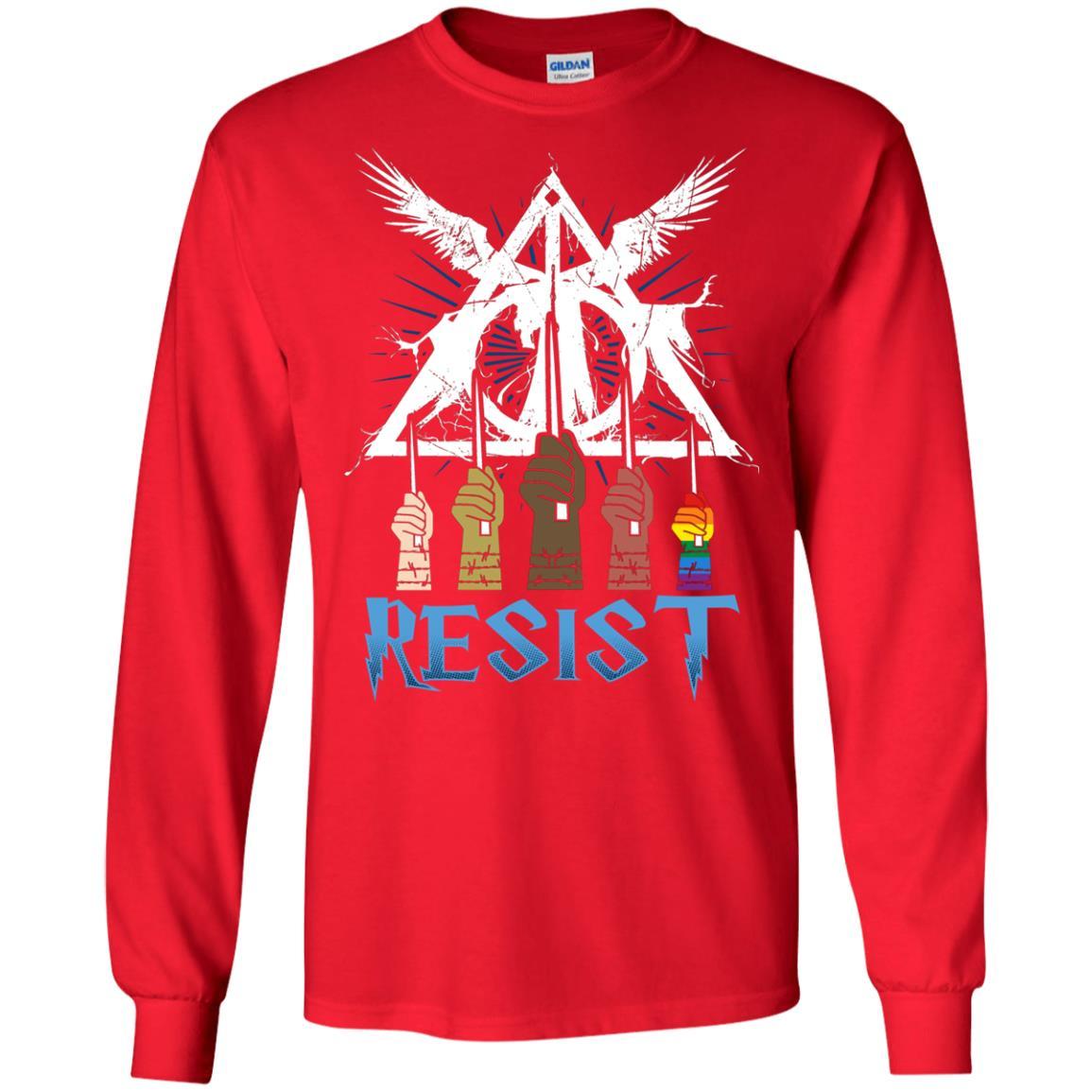 Resist Harry Potter Fan T-shirt Red S