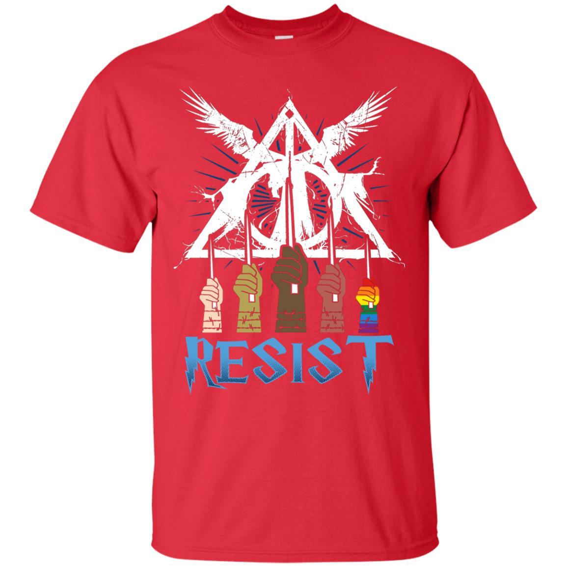 Resist Harry Potter Fan T-shirt Red S