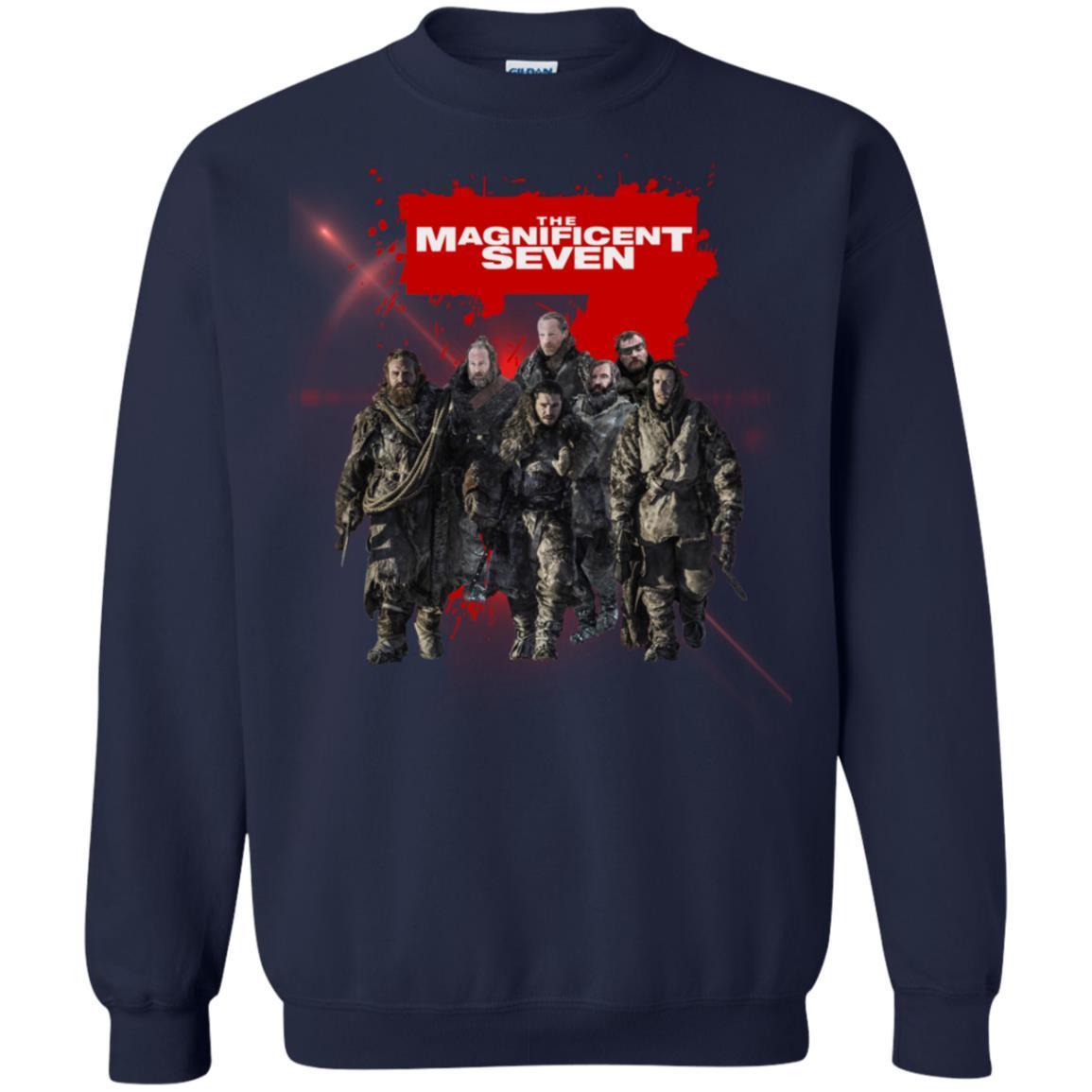 The Magnificent Seven Game Of Thrones Version T-shirt Navy S