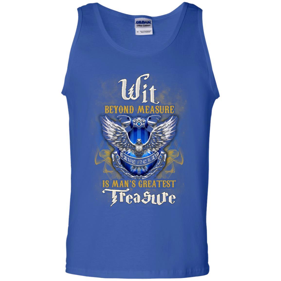 Wit Beyond Measure Is Man's Greatest Treasure Ravenclaw House Harry Potter Fan Shirt Royal S