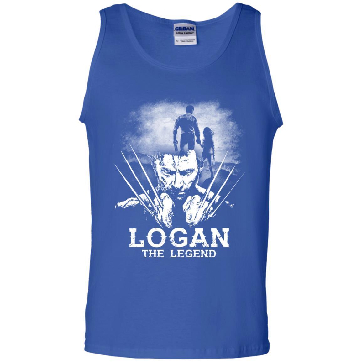 Logan The Legend Wolverine Fan T-shirt Royal S