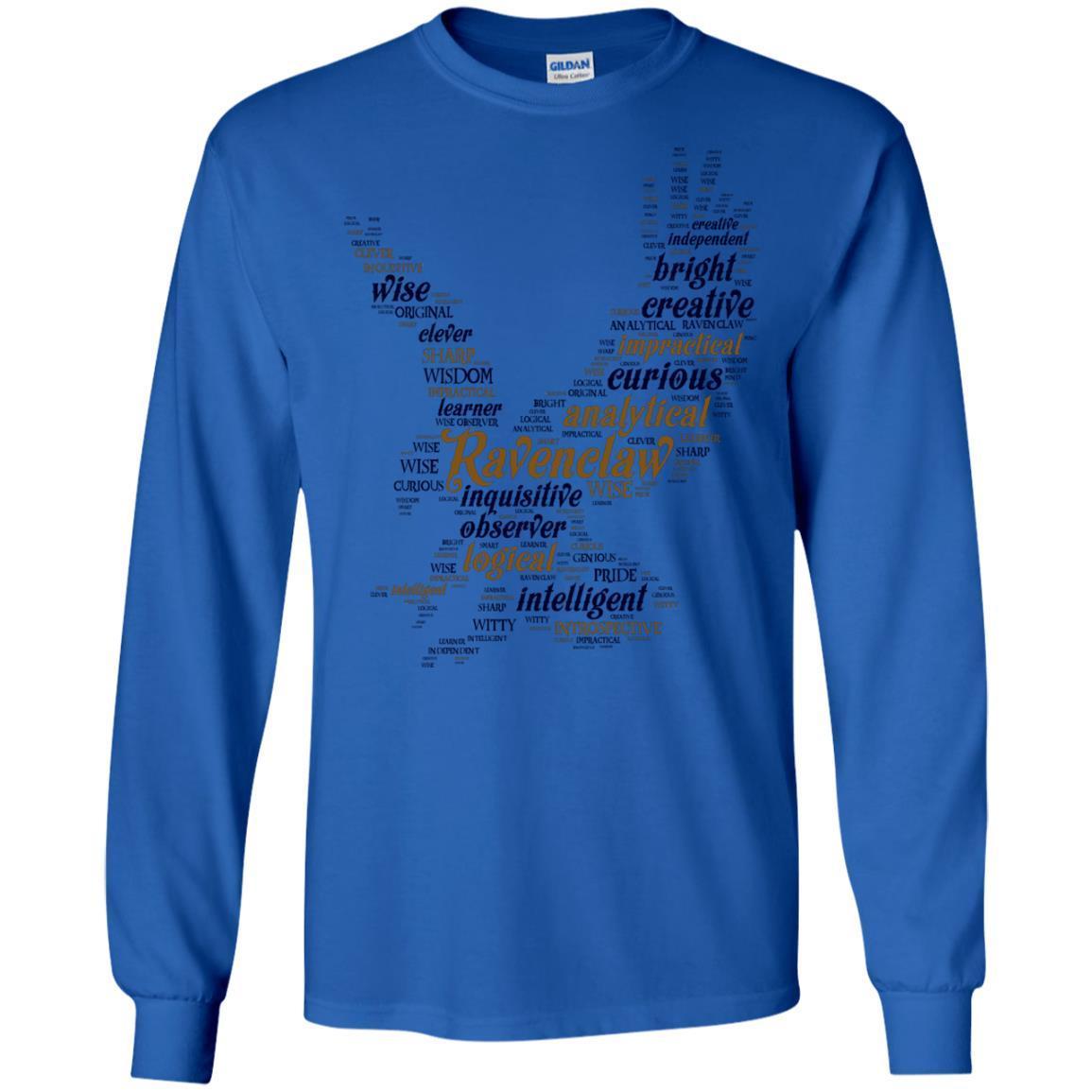 Ravenclaw House Harry Potter Fan Shirt Royal S