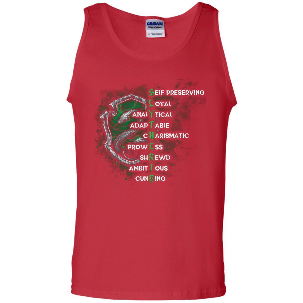 Slytherin House Harry Potter Fan Shirt Red S