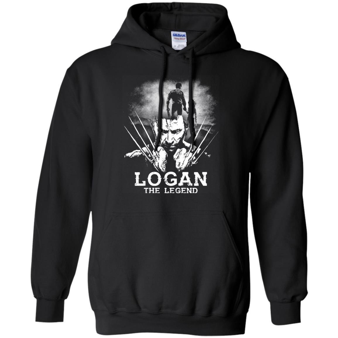 Logan The Legend Wolverine Fan T-shirt Black S
